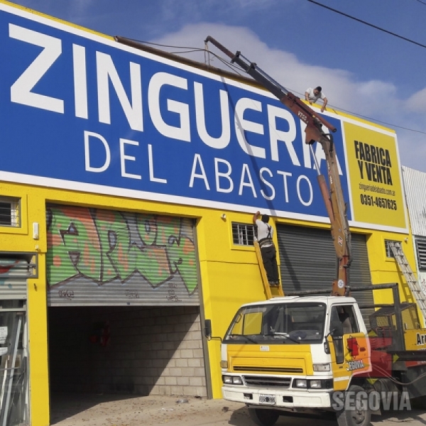 Letreros Front Zinguería del Abasto